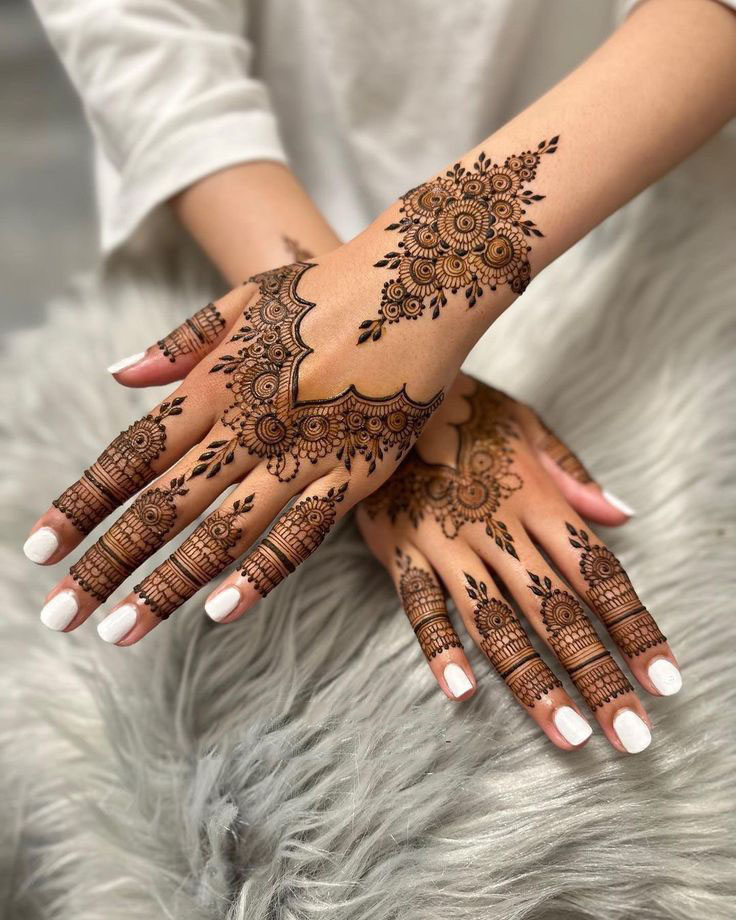 Intricate Mandala Arabic Mehndi